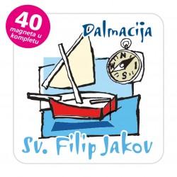 Magneti jedrilica EKO C 24 W Komplet 40 ili 20 kom  Sv. FIlip Jakov