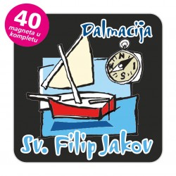 Magneti jedrilica EKO C 24 B Komplet 40 ili 20 kom  Sv. FIlip Jakov