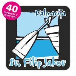 Magneti veslo EKO C 25 B Komplet 40 ili 20 kom  Sv. FIlip Jakov