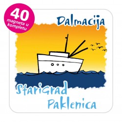 Magneti brod EKO C 27 W Komplet 40 ili 20 kom  Starigrad Paklenica