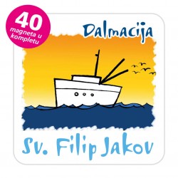 Magneti brod EKO C 27 W Komplet 40 ili 20 kom  Sv. FIlip Jakov