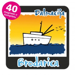 Magneti brod EKO C 27 B Komplet 40 ili 20 kom  Brodarica