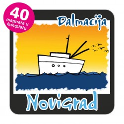 Magneti brod EKO C 27 B Komplet 40 ili 20 kom  Novigrad