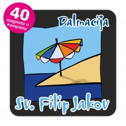 Magneti suncobran EKO C 29 B Komplet 40 ili 20 kom  Sv. FIlip Jakov