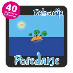 Magneti otočić EKO C 30 B Komplet 40 ili 20 kom  Posedarje