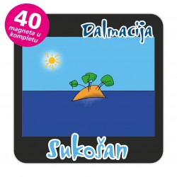 Magneti otočić EKO C 30 B Komplet 40 ili 20 kom  Sukošan