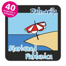 Magneti suncobran EKO C 31 B Komplet 40 ili 20 kom  Starigrad Paklenica