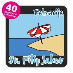 Magneti suncobran EKO C 31 B Komplet 40 ili 20 kom  Sv. FIlip Jakov