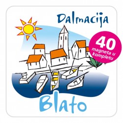 Magneti gradić EKO C 01 W Blato komplet 40 ili 20 kom