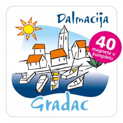 Magneti gradić EKO C 01 W Gradac komplet 40 ili 20 kom