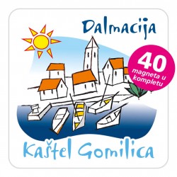 Magneti gradić EKO C 01 W Kaštel Gomilica komplet 40 ili 20 kom