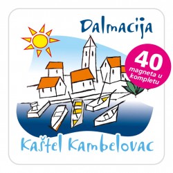 Magneti gradić EKO C 01 W Kaštel Kambelovac komplet 40 ili 20 kom