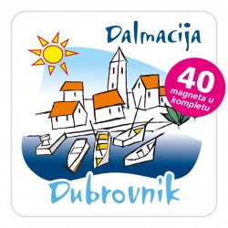 Magneti gradić EKO C 01 W Dubrovnik komplet 40 ili 20 kom