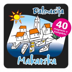 Magneti gradić EKO C 01 B Makarska komplet 40 ili 20 kom