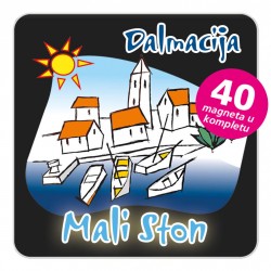 Magneti gradić EKO C 01 B Mali Ston komplet 40 ili 20 kom