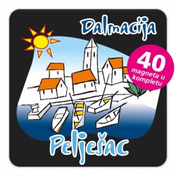 Magneti gradić EKO C 01 B Pelješac komplet 40 ili 20 kom