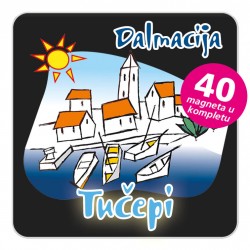 Magneti gradić EKO C 01 B Tučepi komplet 40 ili 20 kom