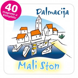 Magneti gradić EKO C 02 W Mali Ston komplet 40 ili 20 kom