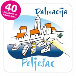 Magneti gradić EKO C 02 W Pelješac komplet 40 ili 20 kom