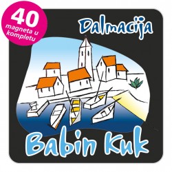 Magneti gradić EKO C 02 B Babin Kuk komplet 40 ili 20 kom