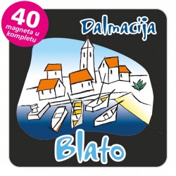 Magneti gradić EKO C 02 B Blato komplet 40 ili 20 kom