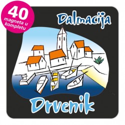 Magneti gradić EKO C 02 B Drvenik komplet 40 ili 20 kom