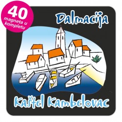 Magneti gradić EKO C 02 B Kaštel Kambelovac komplet 40 ili 20 kom