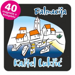 Magneti gradić EKO C 02 B Kaštel Lukšić komplet 40 ili 20 kom