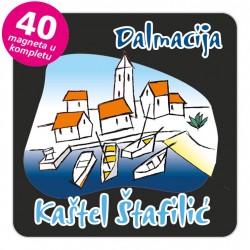 Magneti gradić EKO C 02 B Kaštel Štafilić komplet 40 ili 20 kom