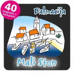 Magneti gradić EKO C 02 B Mali Ston komplet 40 ili 20 kom