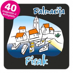 Magneti gradić EKO C 02 B Pisak komplet 40 ili 20 kom