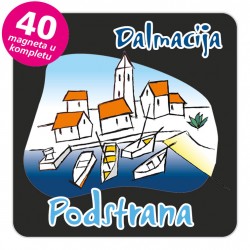 Magneti gradić EKO C 02 B Podstrana komplet 40 ili 20 kom