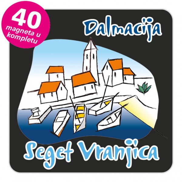 Magneti gradić EKO C 02 B Seget Vranjica komplet 40 ili 20 kom