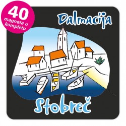 Magneti gradić EKO C 02 B Stobreč komplet 40 ili 20 kom