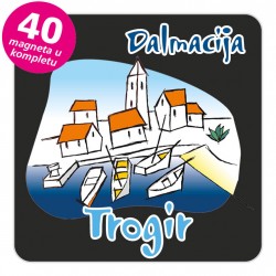 Magneti gradić EKO C 02 B Trogir komplet 40 ili 20 kom