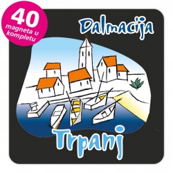 Magneti gradić EKO C 02 B Trpanj komplet 40 ili 20 kom