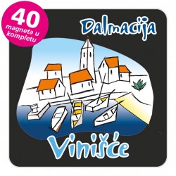 Magneti gradić EKO C 02 B Vinišće komplet 40 ili 20 kom