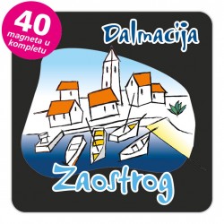 Magneti gradić EKO C 02 B Zaostrog komplet 40 ili 20 kom