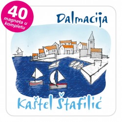 Magneti gradić EKO C 03 W Kaštel Štafilić komplet 40 ili 20 kom