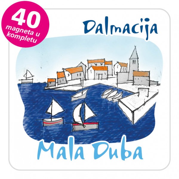 Magneti gradić EKO C 03 W Mala Duba komplet 40 ili 20 kom