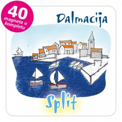 Magneti gradić EKO C 03 W Split komplet 40 ili 20 kom