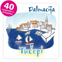 Magneti gradić EKO C 03 W Tučepi komplet 40 ili 20 kom