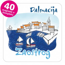 Magneti gradić EKO C 03 W Zaostrog komplet 40 ili 20 kom