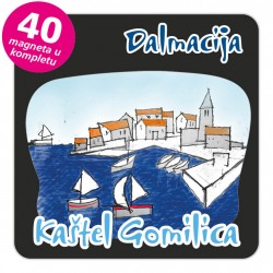 Magneti gradić EKO C 03 B Kaštel Gomilica komplet 40 ili 20 kom