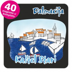 Magneti gradić EKO C 03 B Kaštel Stari komplet 40 ili 20 kom