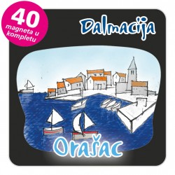 Magneti gradić EKO C 03 B Orašac komplet 40 ili 20 kom