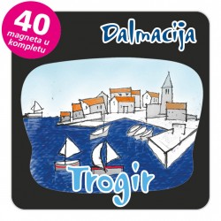 Magneti gradić EKO C 03 B Trogir komplet 40 ili 20 kom