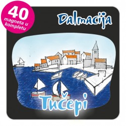 Magneti gradić EKO C 03 B Tučepi komplet 40 ili 20 kom