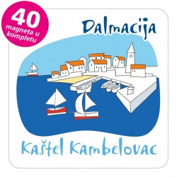 Magneti gradić EKO C 04 W Kaštel Kambelovac komplet 40 ili 20 kom