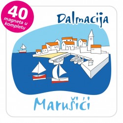 Magneti gradić EKO C 04 W Marušići komplet 40 ili 20 kom